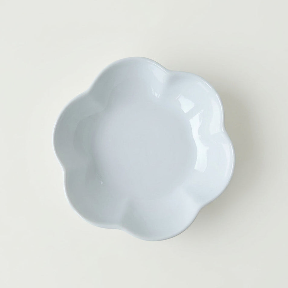 Set of Four Scalloped Dishes – Manufacture M.P. Samie – Saint-Yrieix-la-Perche, Late 20th Century