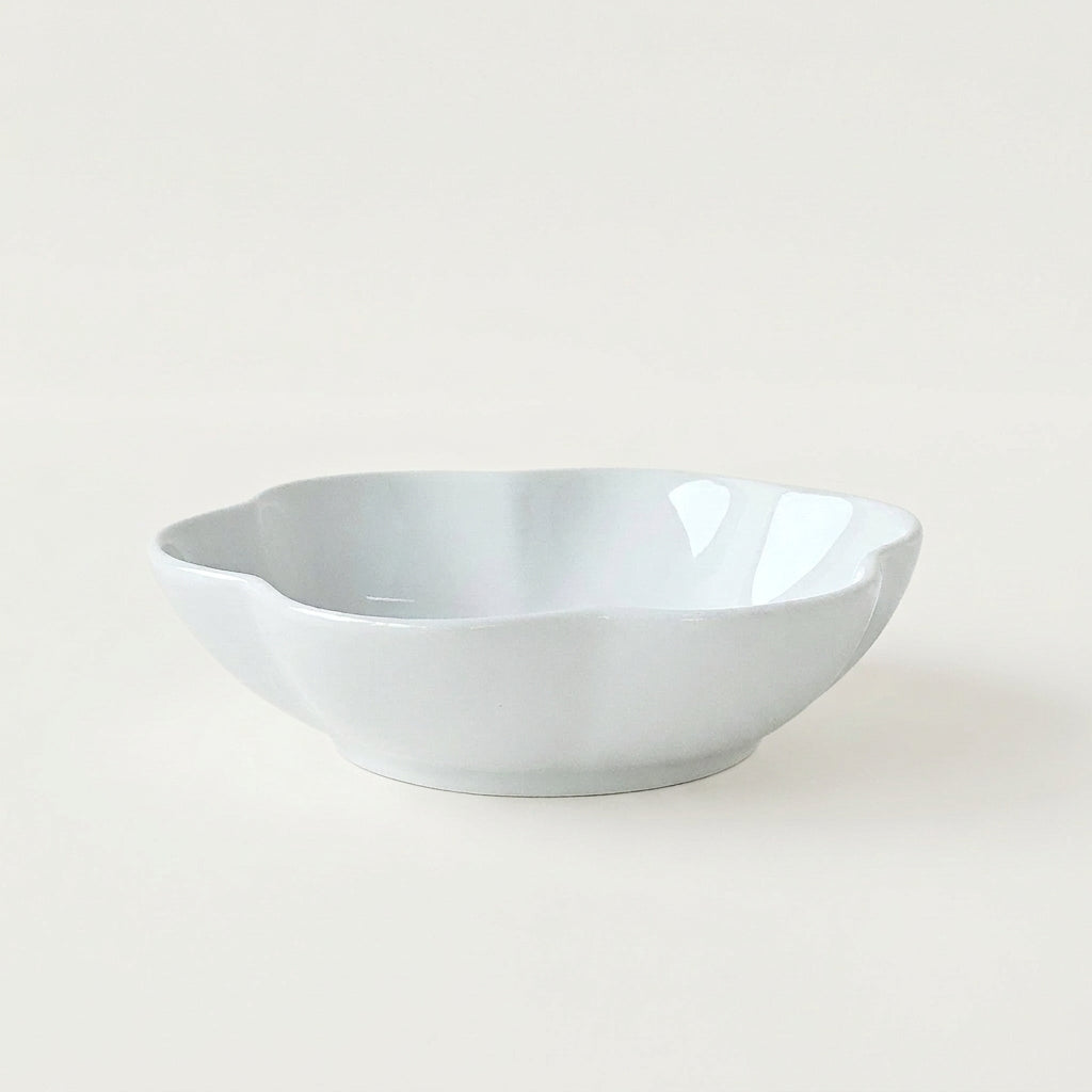 Set of Four Scalloped Dishes – Manufacture M.P. Samie – Saint-Yrieix-la-Perche, Late 20th Century