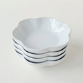 Set of Four Scalloped Dishes – Manufacture M.P. Samie – Saint-Yrieix-la-Perche, Late 20th Century