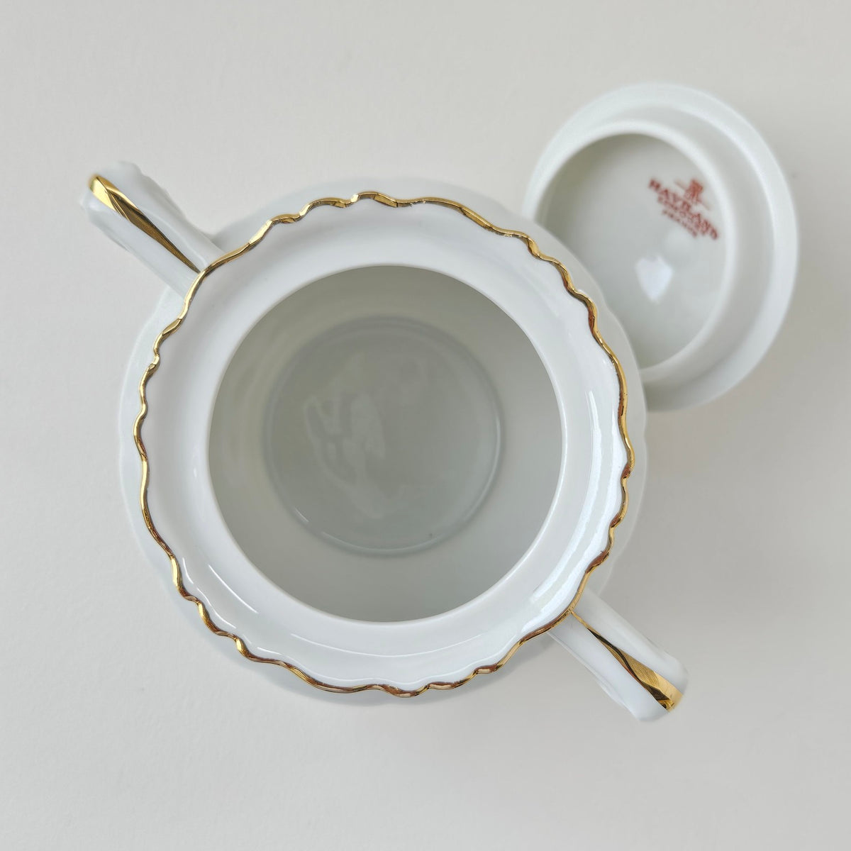Sucrier couvert et crémier – Manufacture Haviland – Limoges, 2e moitié du XXᵉ s.