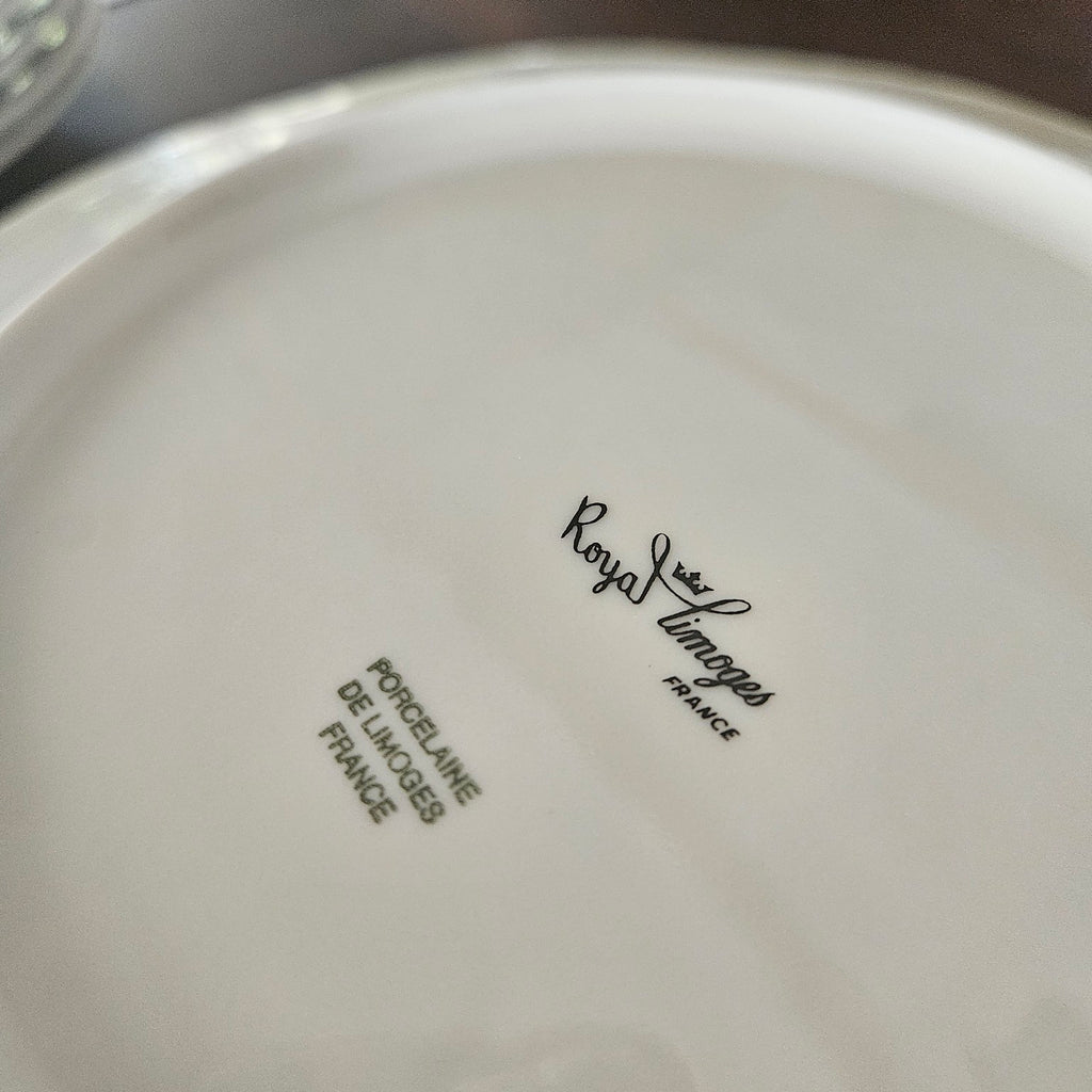 Set of six dessert plates – Royal Limoges