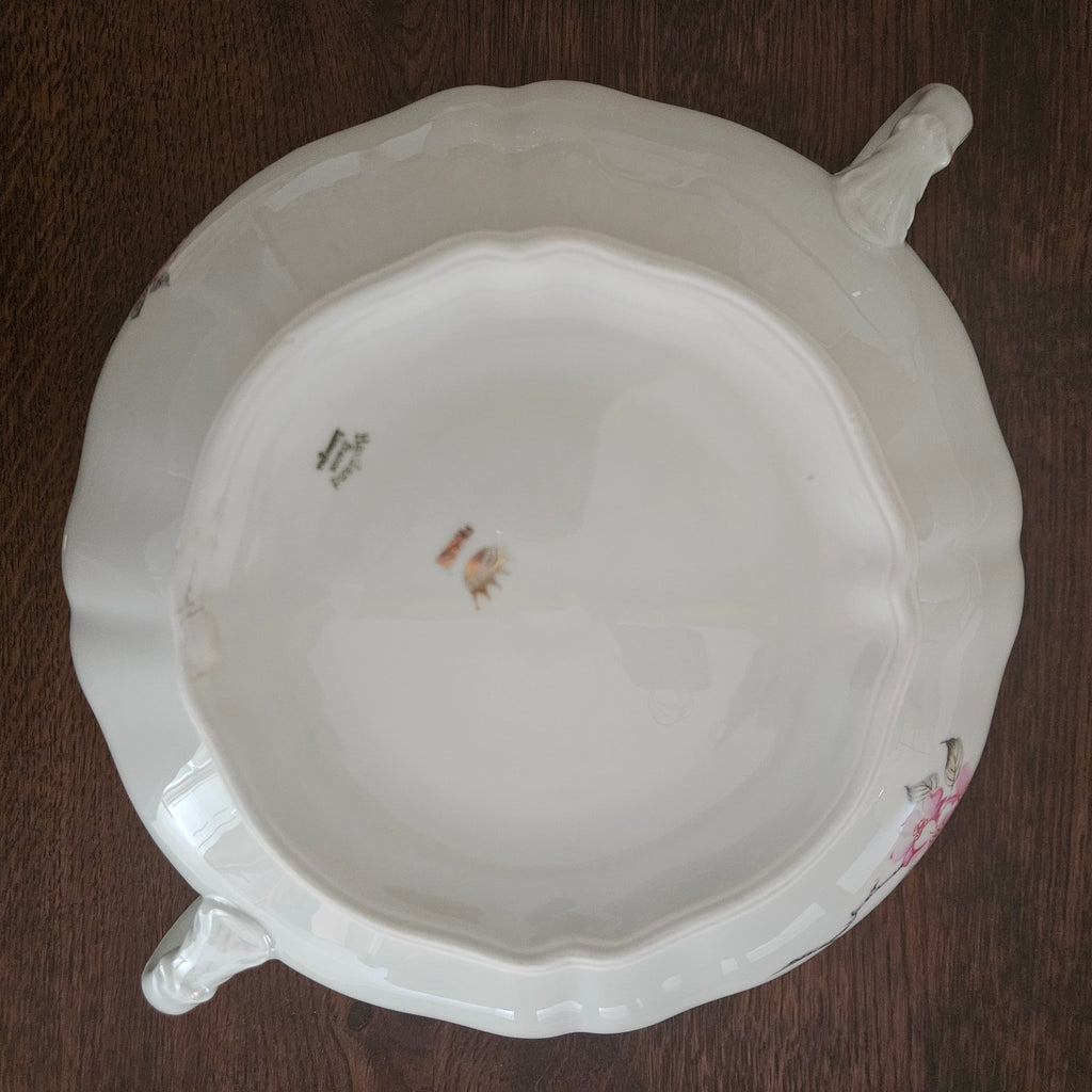 Round tureen with Japanese-inspired decoration – Haviland