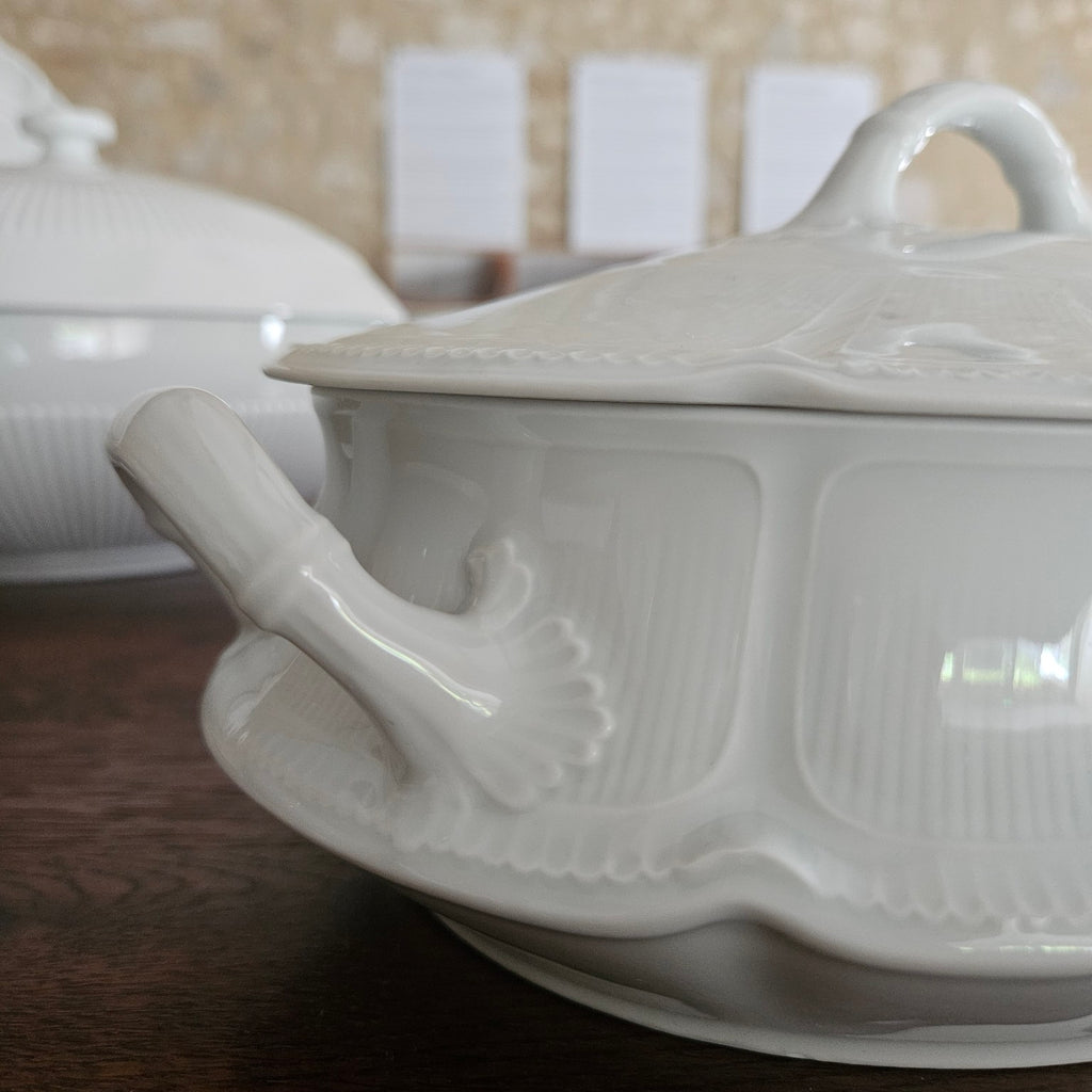 Covered vegetable dish – attributed to GDA