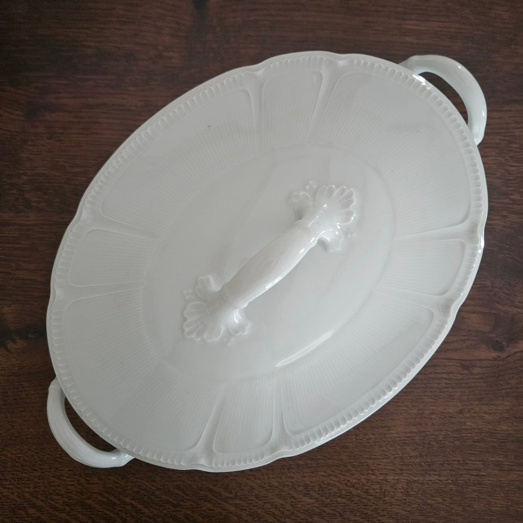 Covered vegetable dish – attributed to GDA