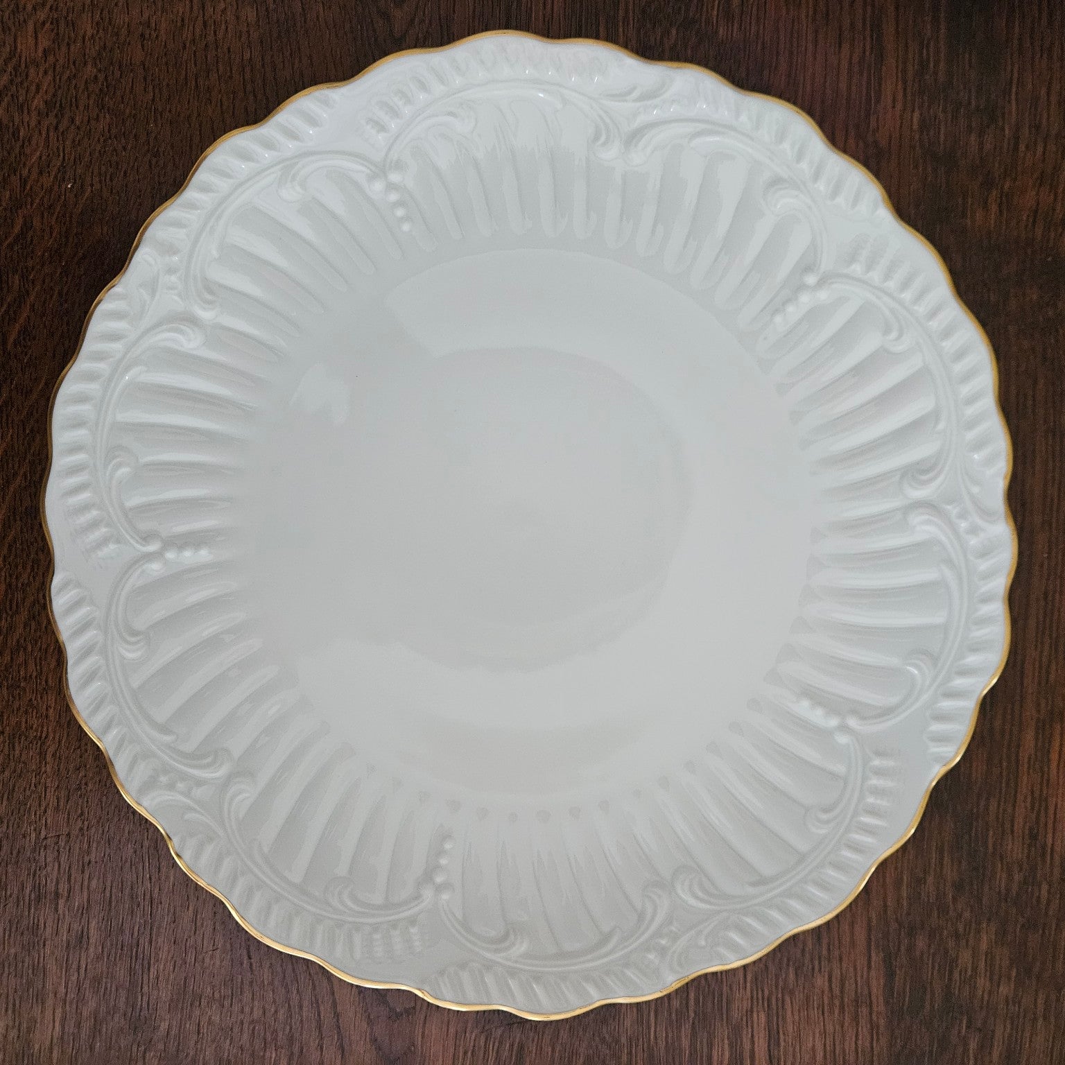 Serving dish – Gold trim – Chastagner