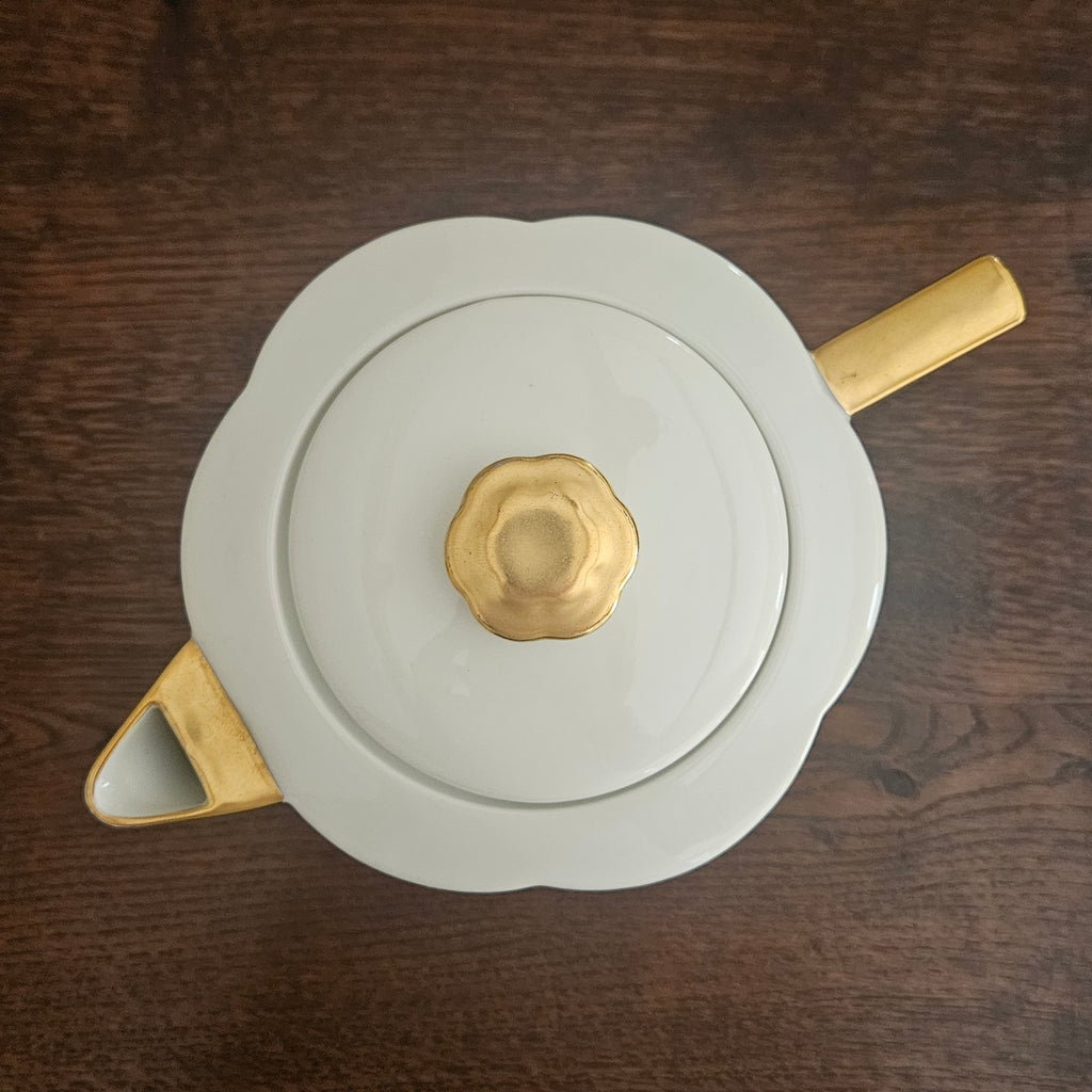 Round tureen with Japanese-inspired decoration – Haviland