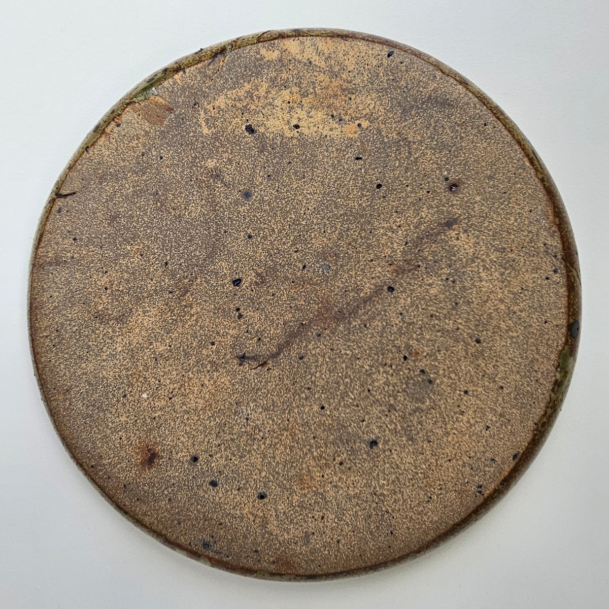 Grand plat en grès émaillé – France, v. 1970