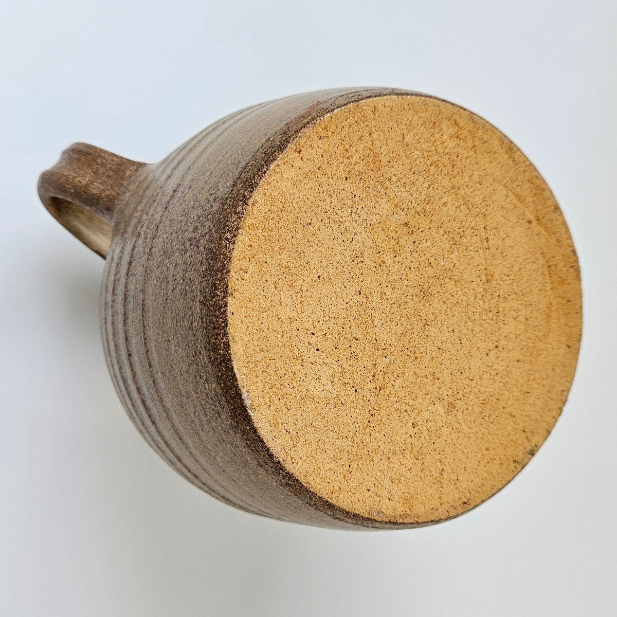 Wheel-Thrown and Glazed Stoneware Pitcher – France, 2nd Half of the 20th Century.