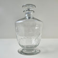 Carafe à liqueur en verre gravé – France, v. 1950
