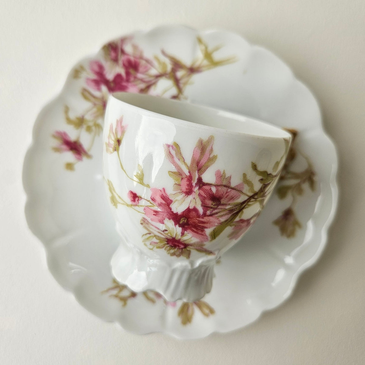 Paire de tasses à café – Manufacture Frères Plainemaison – Limoges, v. 1885-1900