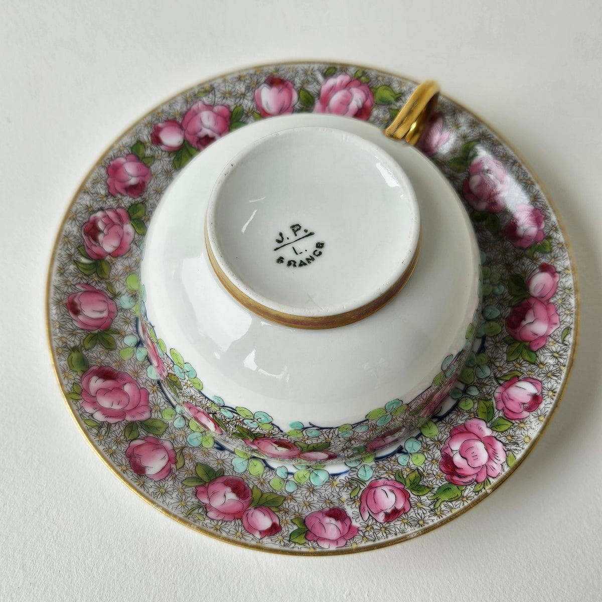 Cup and Saucer – Manufacture Jean Pouyat – Limoges, c. 1900-1910