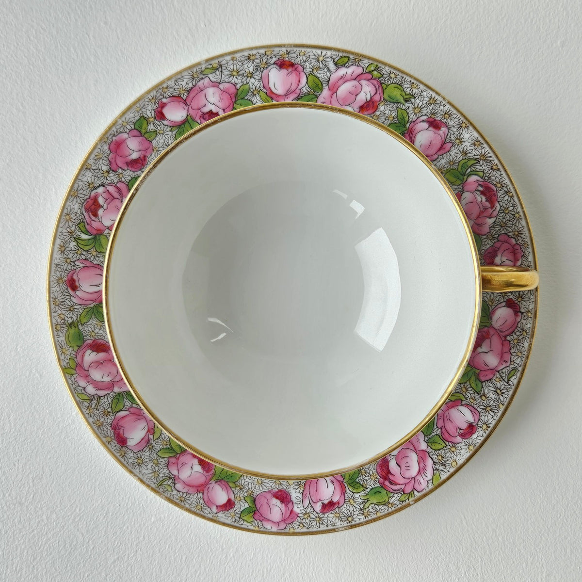 Tasse et soucoupe – Manufacture Jean Pouyat – Limoges, v. 1900-1910