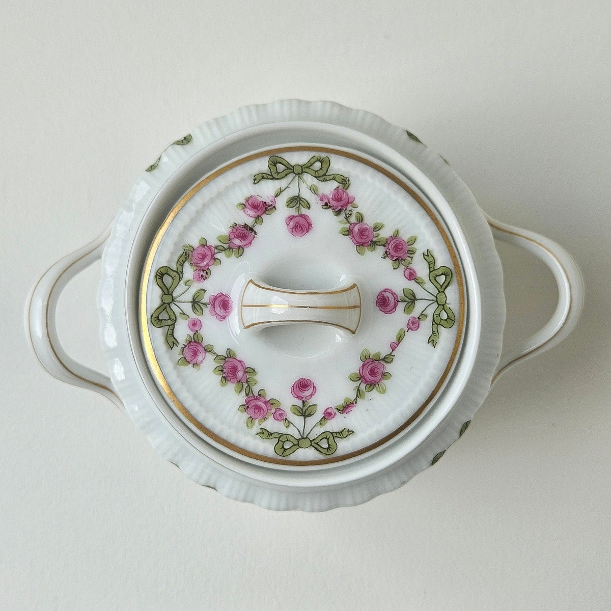 Petit sucrier couvert – Manufacture Théodore Haviland – Limoges, v. 1914