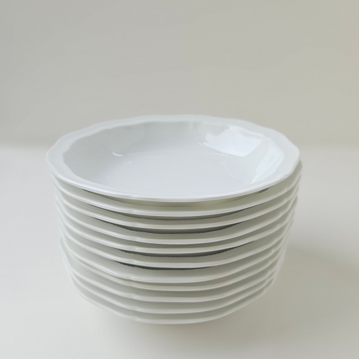 Assiettes creuses à dessert – Manufacture Théodore Haviland – Limoges, v. 1910