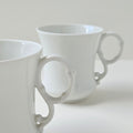 Paire de tasses à café – Manufacture Bernardaud – Limoges, 1re moitié du XXᵉ s.