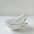 Pair of Fine Porcelain Tea Cups – Limoges, c. 1940-1950