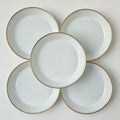 Ensemble de huit coupelles à double filet doré – Manufacture Haviland – Limoges, v. 1950