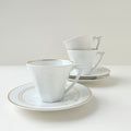 Coffee Cups and Saucers – Manufacture Lucien Michelaud – Limoges, c. 1930