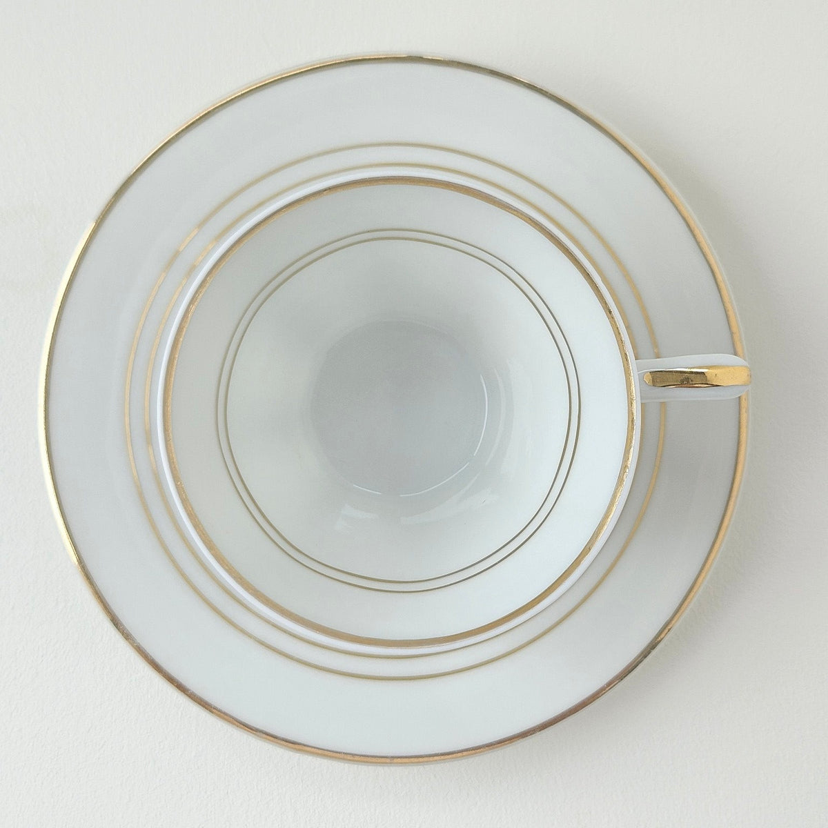 Tasses à café et leurs soucoupes – Manufacture Lucien Michelaud – Limoges, v. 1930