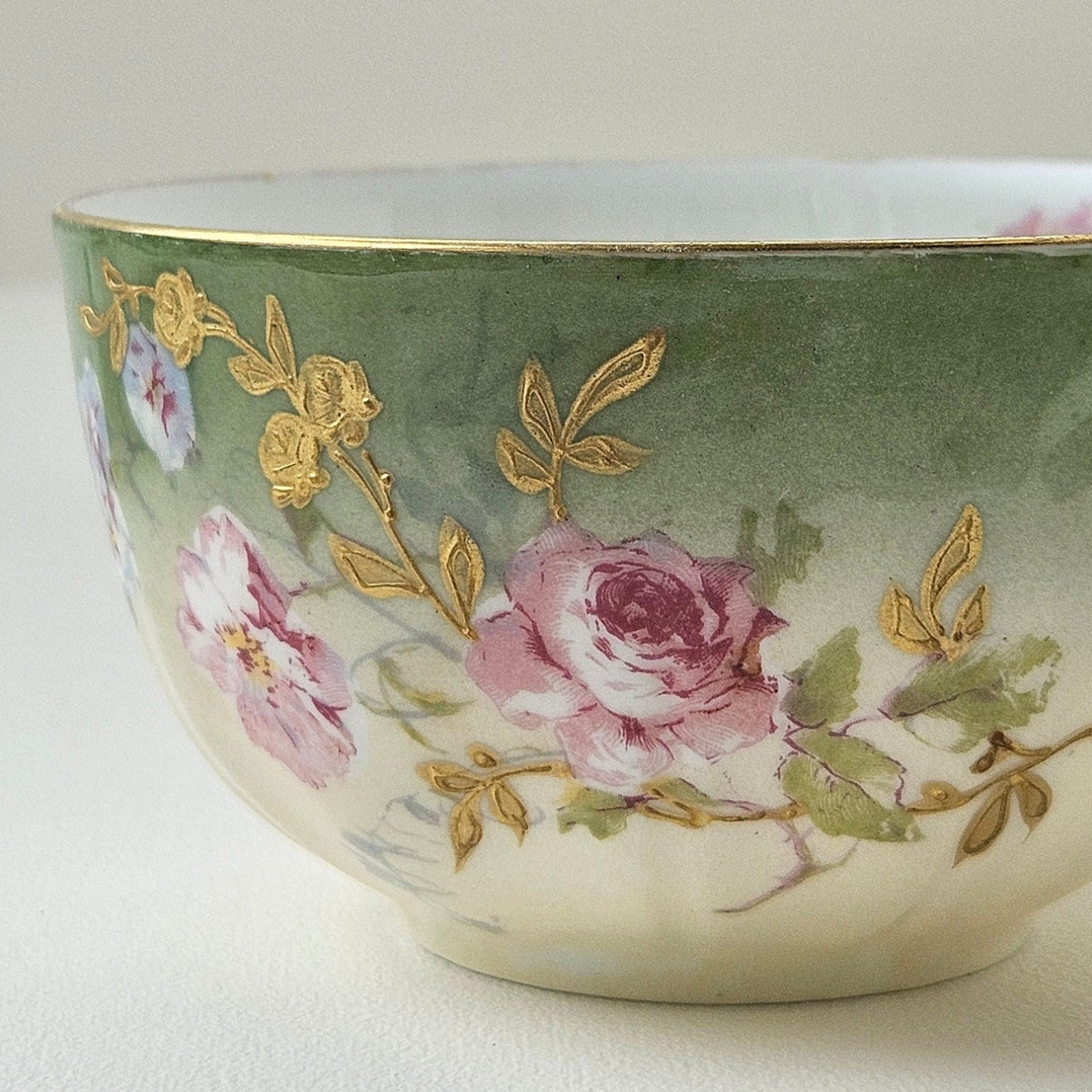 Paire de tasses à thé et soucoupes – Manufacture William Guérin – Limoges, v. 1895-1905