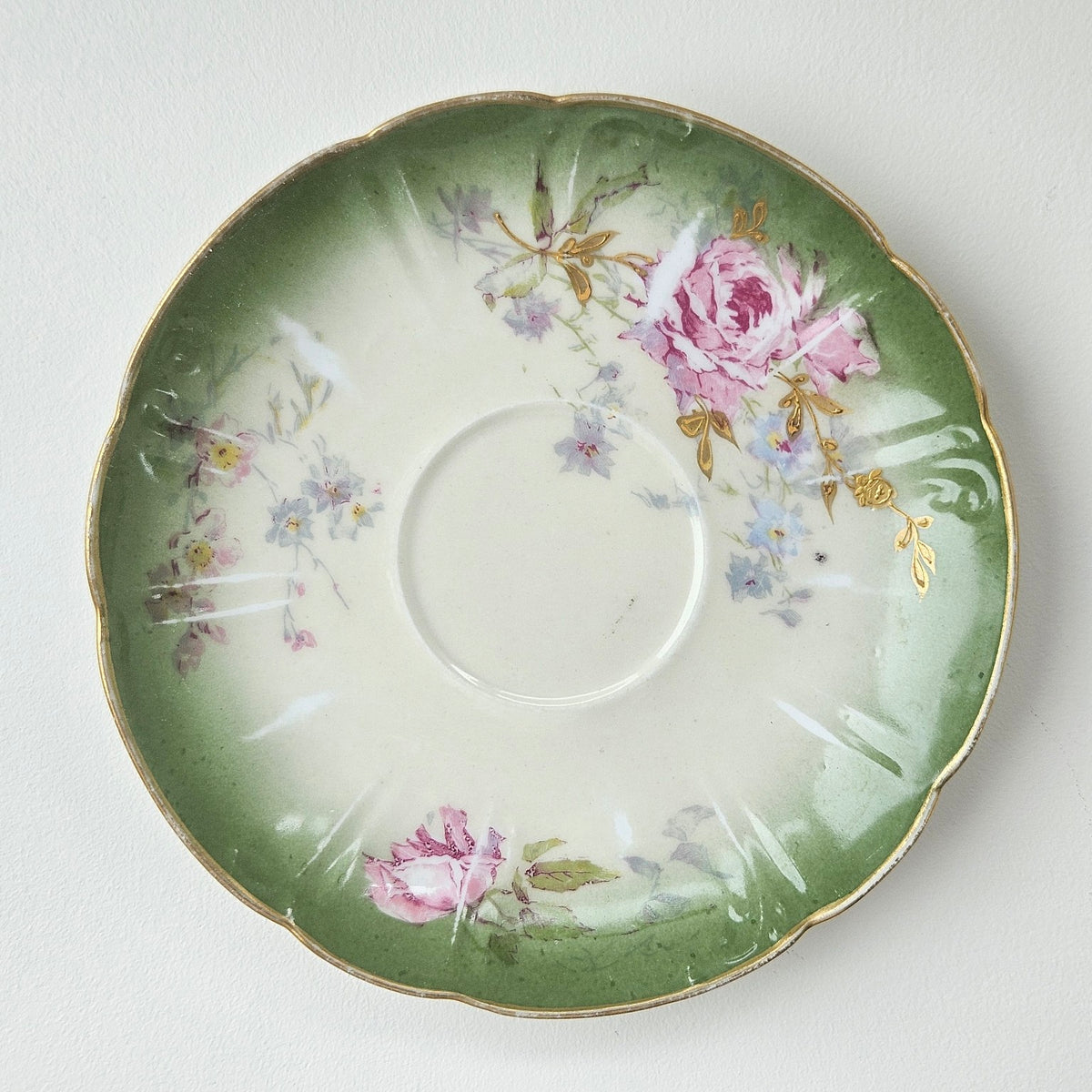 Paire de tasses à thé et soucoupes – Manufacture William Guérin – Limoges, v. 1895-1905