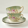 Paire de tasses à thé et soucoupes – Manufacture William Guérin – Limoges, v. 1895-1905