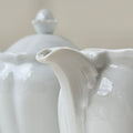 Covered Sugar Bowl & Milk Jug in Porcelain – Limoges, 2nd half of the 20th c.