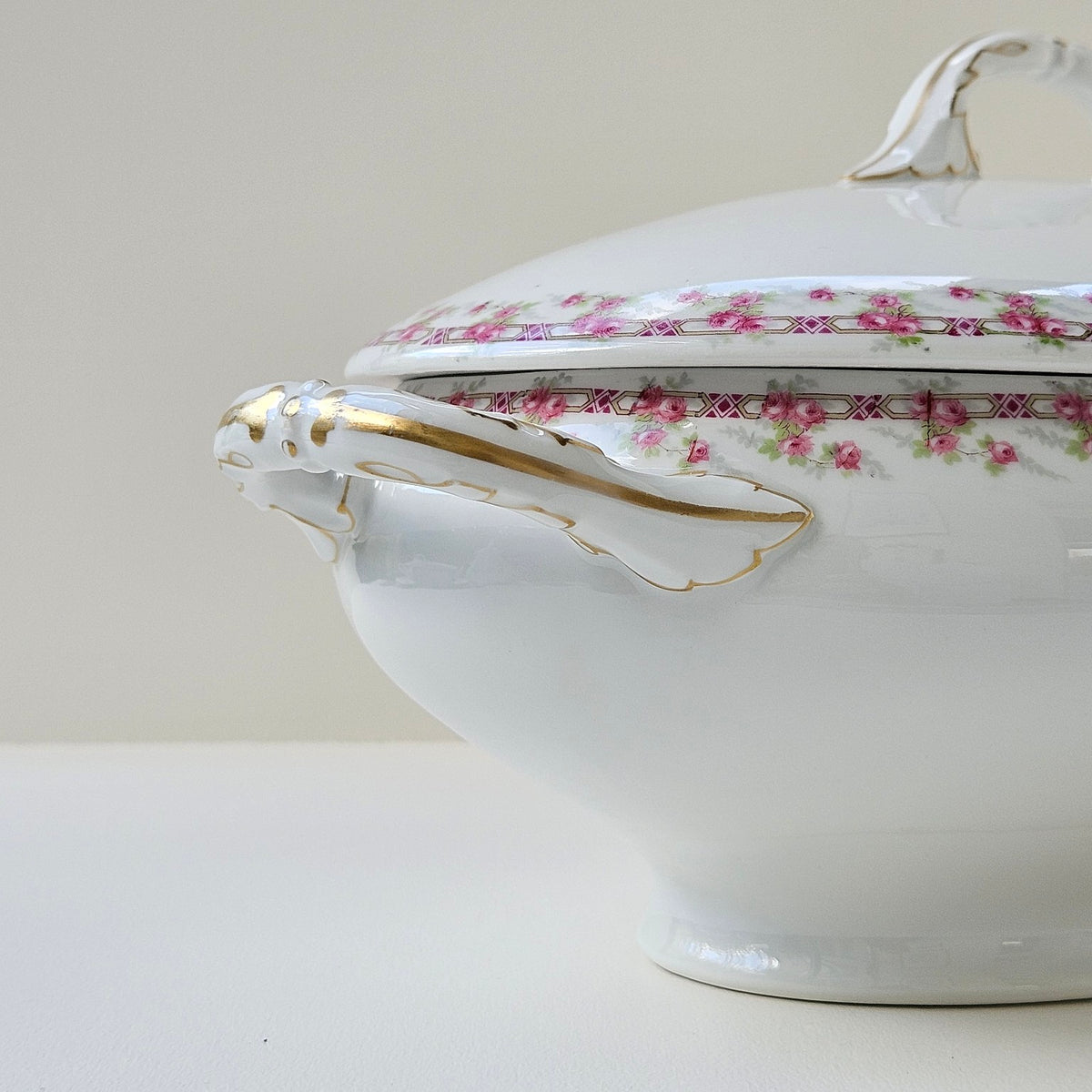 Soupière couverte – Manufacture Martin Charles – Limoges, v. 1920-1930