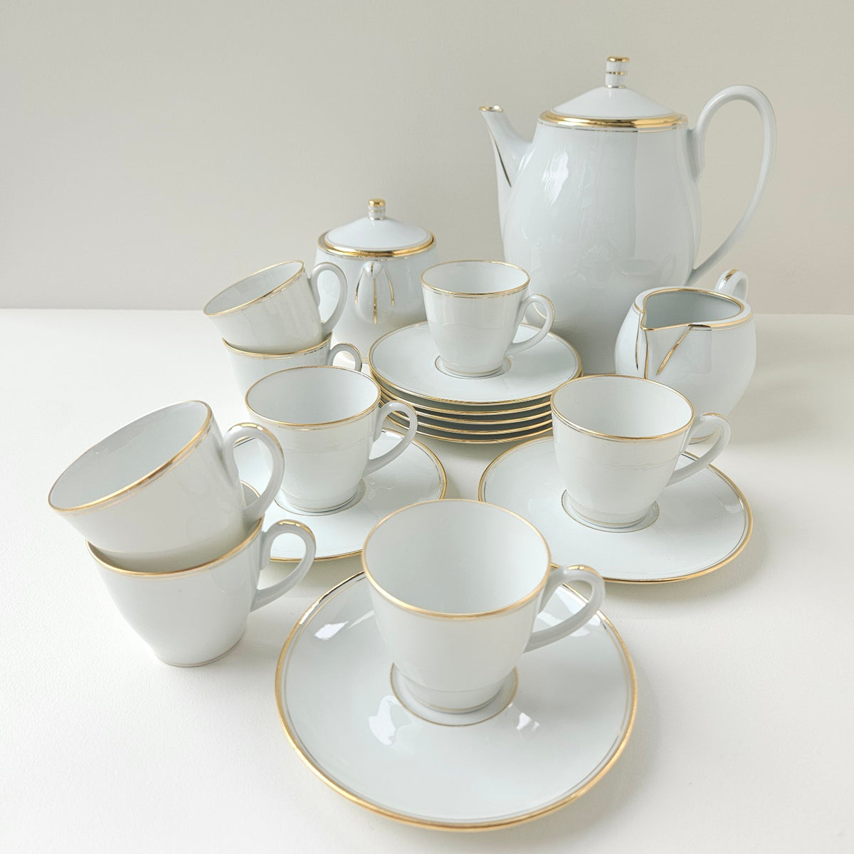 Service à café – Manufacture Robert Haviland & C. Parlon – Limoges, v. 1945-1955