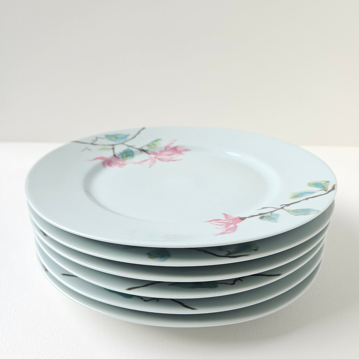 Suite de six assiettes à dessert – Manufacture Charles Field Haviland – Limoges, fin du XXe s.