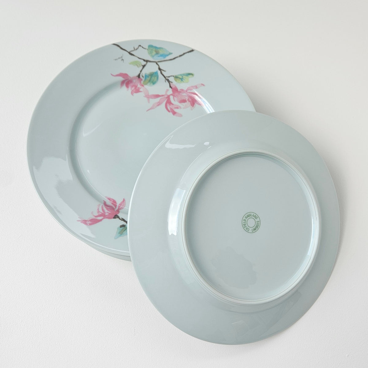 Suite de six assiettes à dessert – Manufacture Charles Field Haviland – Limoges, fin du XXe s.