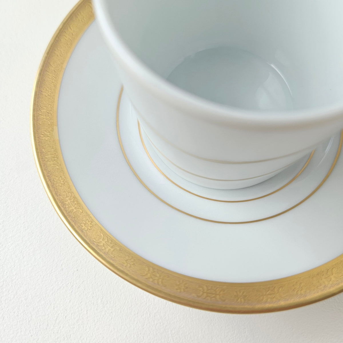 Trois tasses à café et leurs soucoupes – Manufacture Haviland – Limoges, XXIe s.