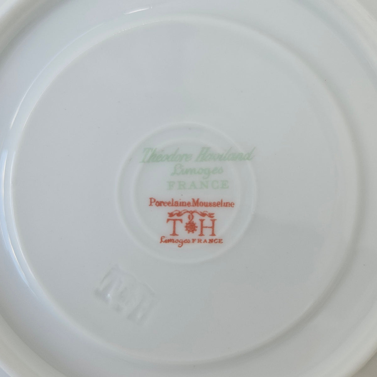Lot de sept soucoupes – Manufacture Théodore Haviland – Limoges, v. 1895-1905