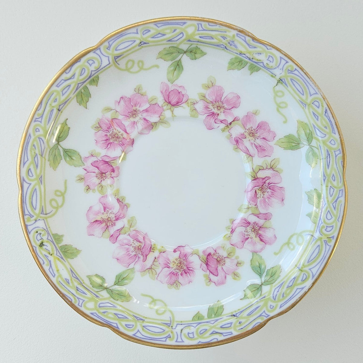 Lot de sept soucoupes – Manufacture Théodore Haviland – Limoges, v. 1895-1905