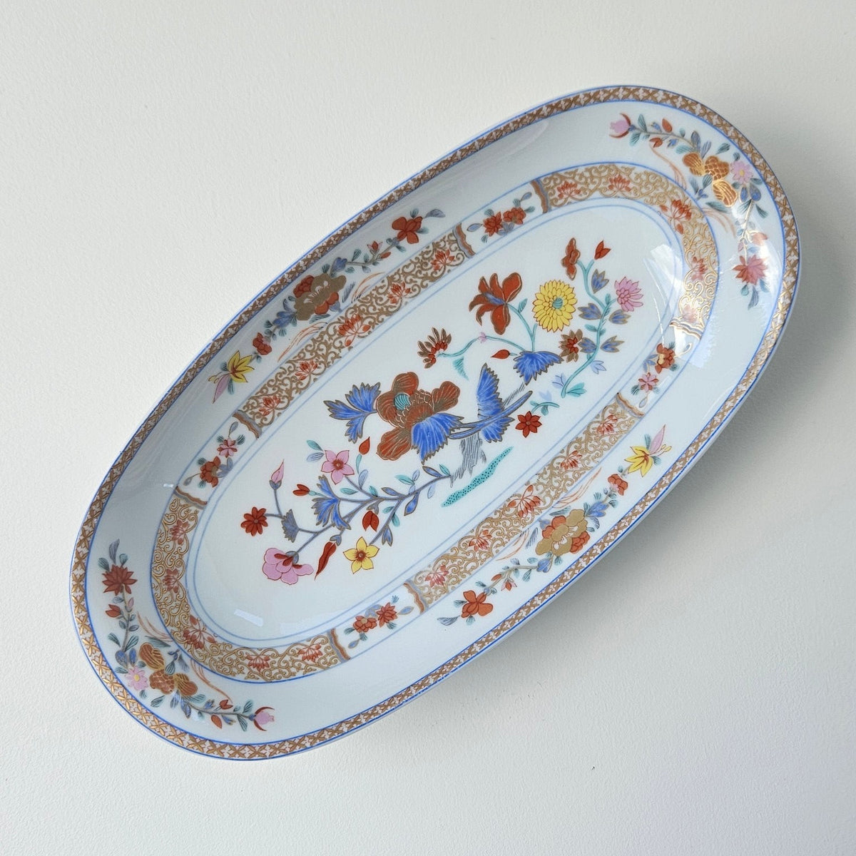Paire de raviers – Décor Pondichery – Manufacture Bernardaud – Limoges, v. 1970-1980