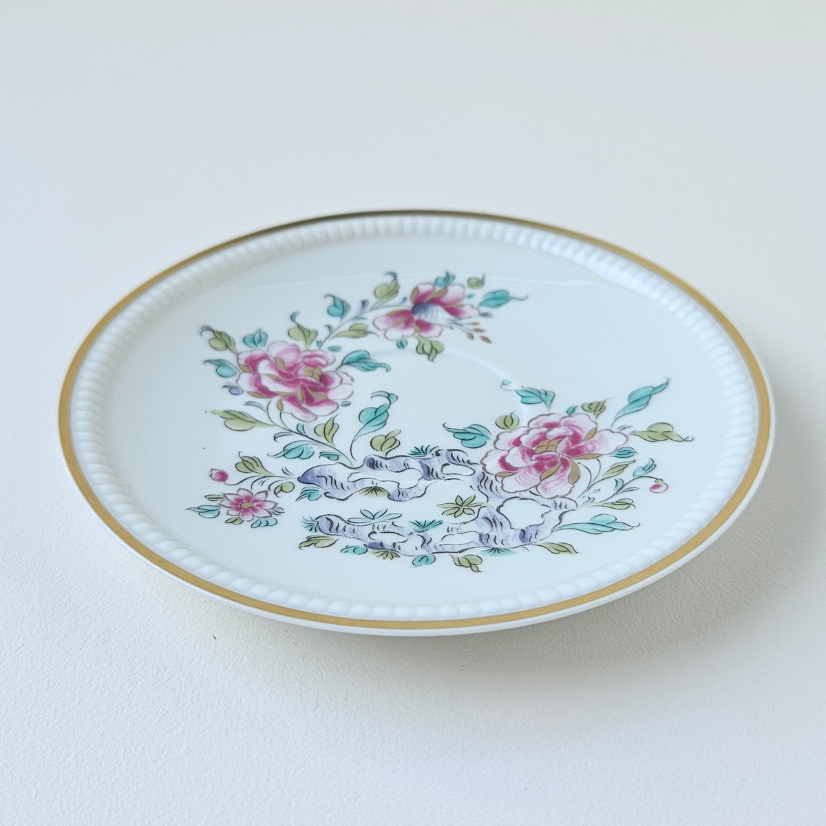 Soucoupe ancienne – Manufacture Albert Vignaud – Limoges, v. 1950