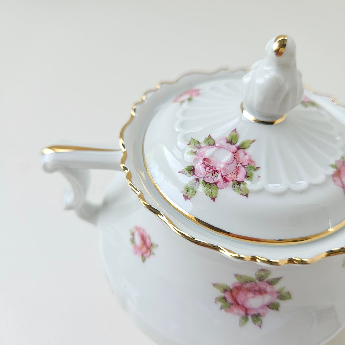 Sucrier couvert et crémier – Manufacture Haviland – Limoges, 2e moitié du XXᵉ s.