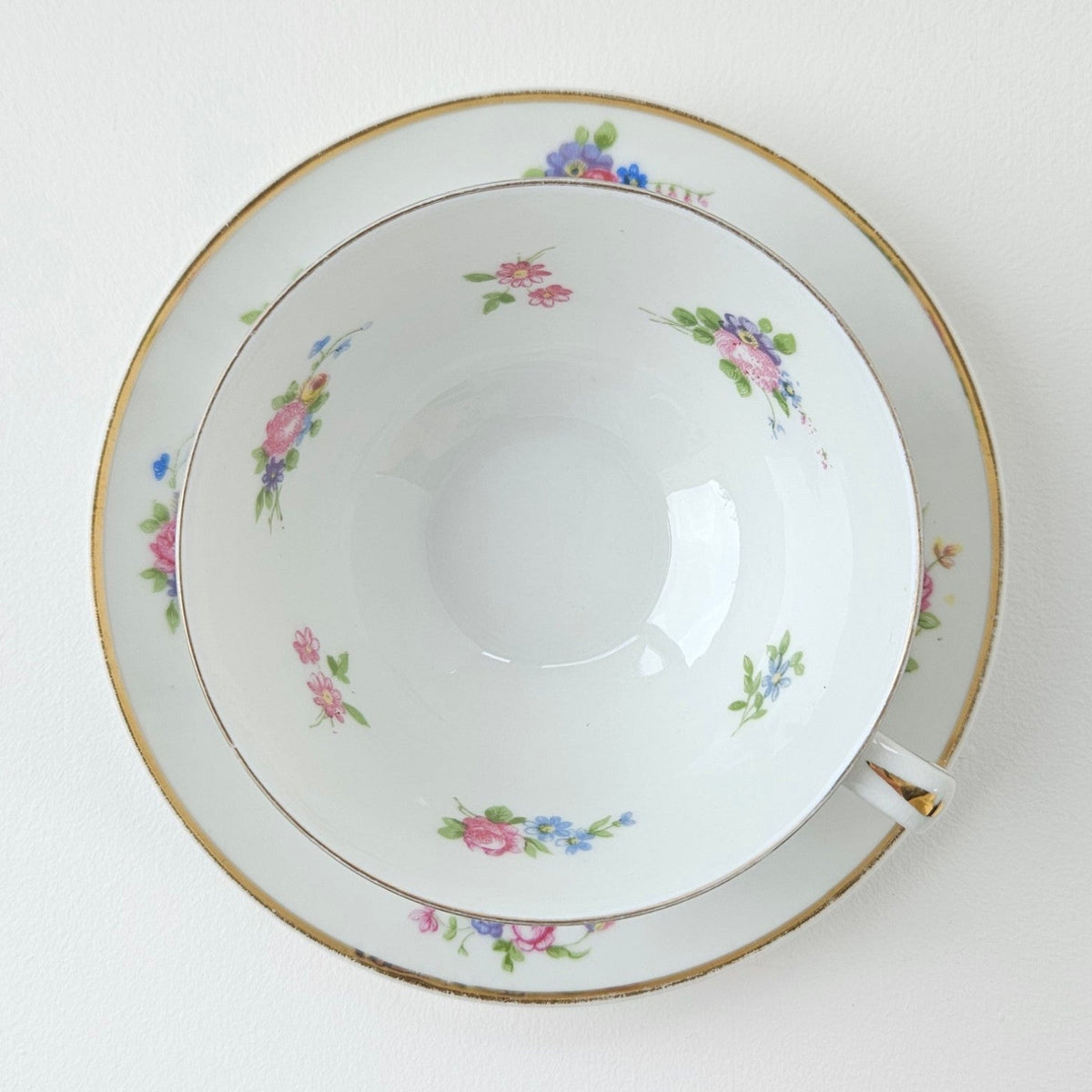 Partie de service à café en porcelaine de Limoges – Manufrance – Saint-Etienne, vers 1930