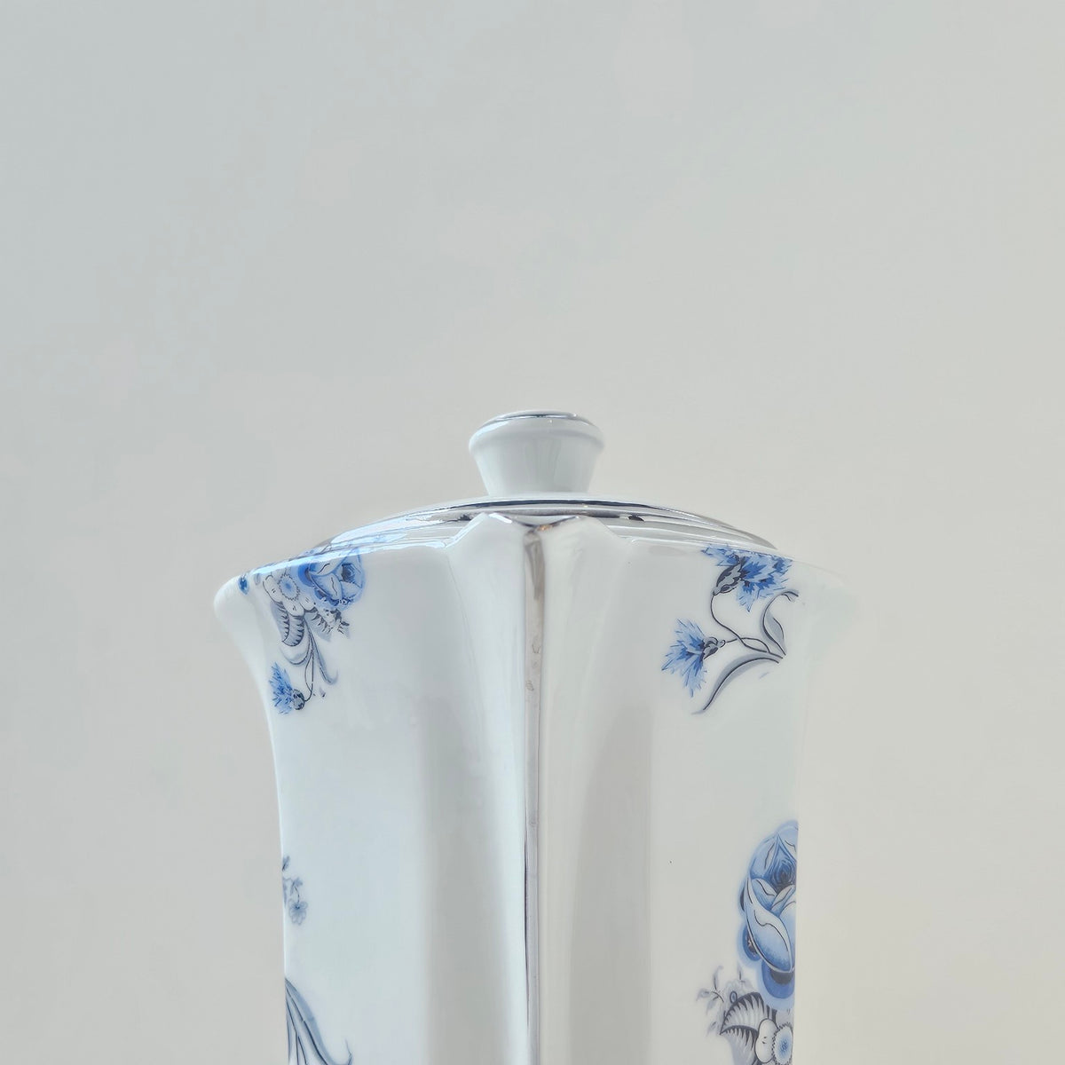 Fine Porcelain Coffee Pot – Decorator: F. G. – Limoges, c. 1950