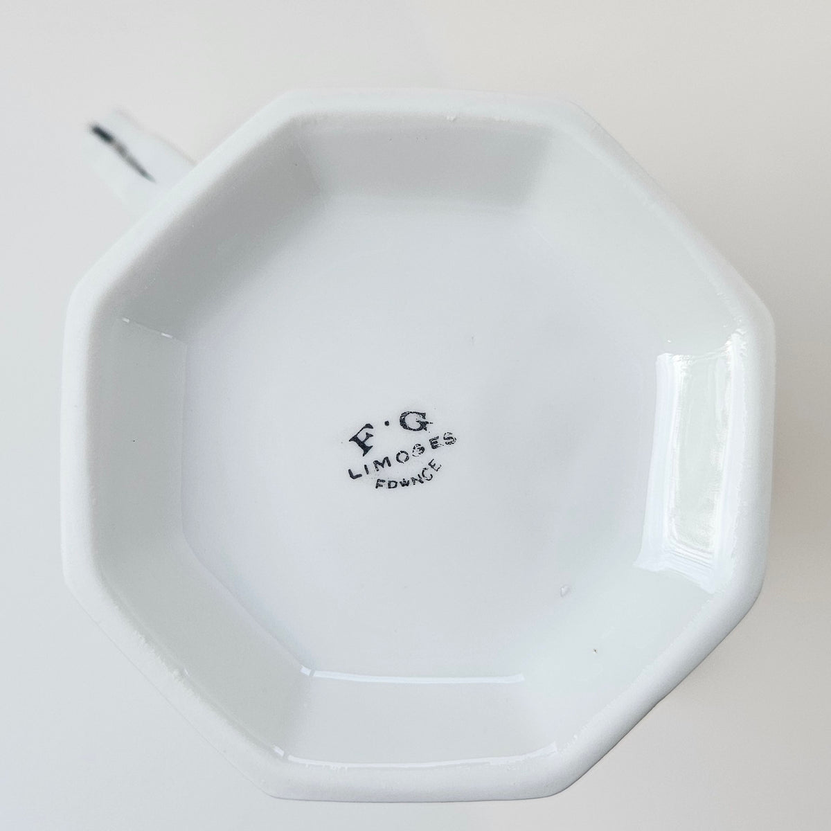 Fine Porcelain Coffee Pot – Decorator: F. G. – Limoges, c. 1950