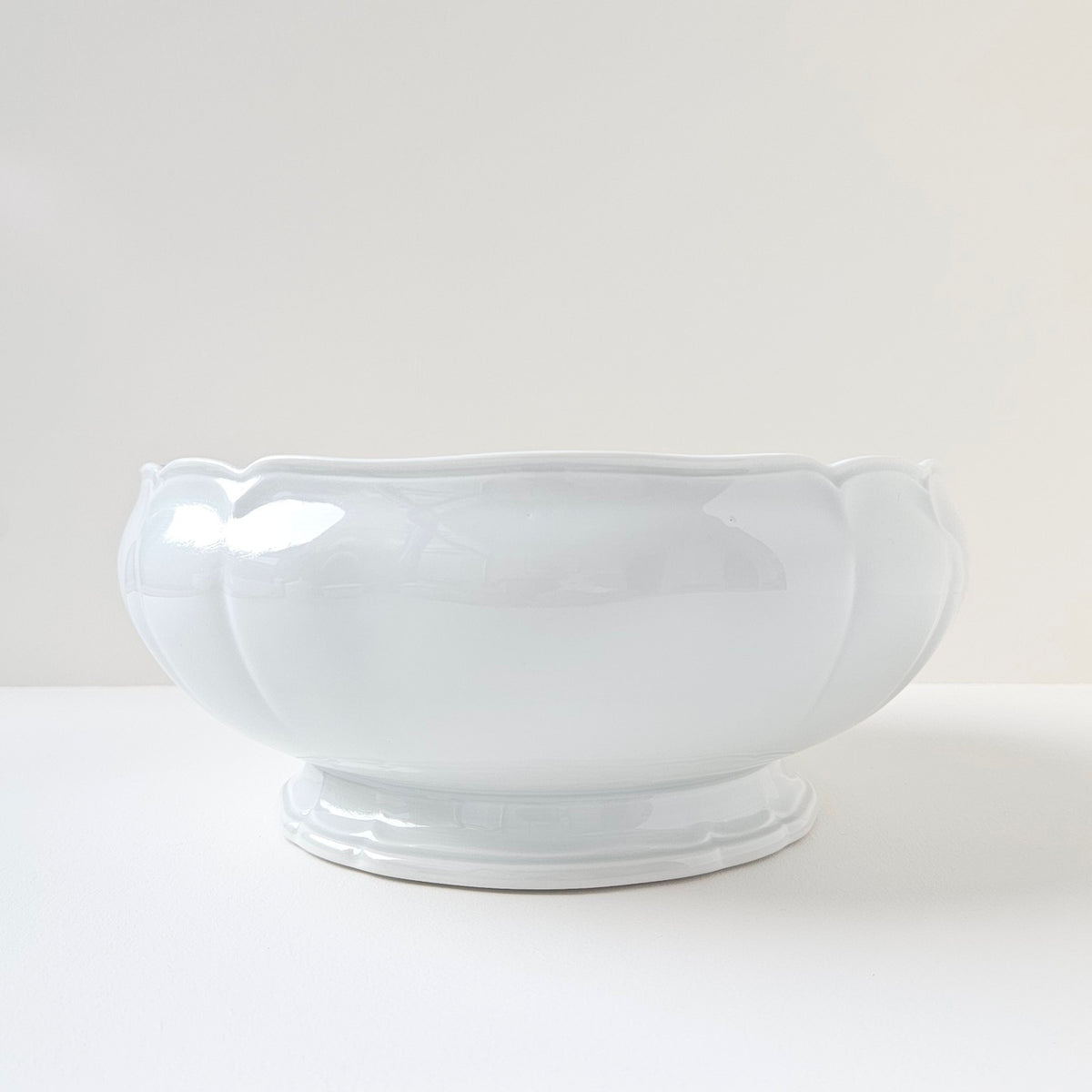 Coupe de service sur piédouche – Manufacture Union Limousine – Limoges, v. 1950-1970