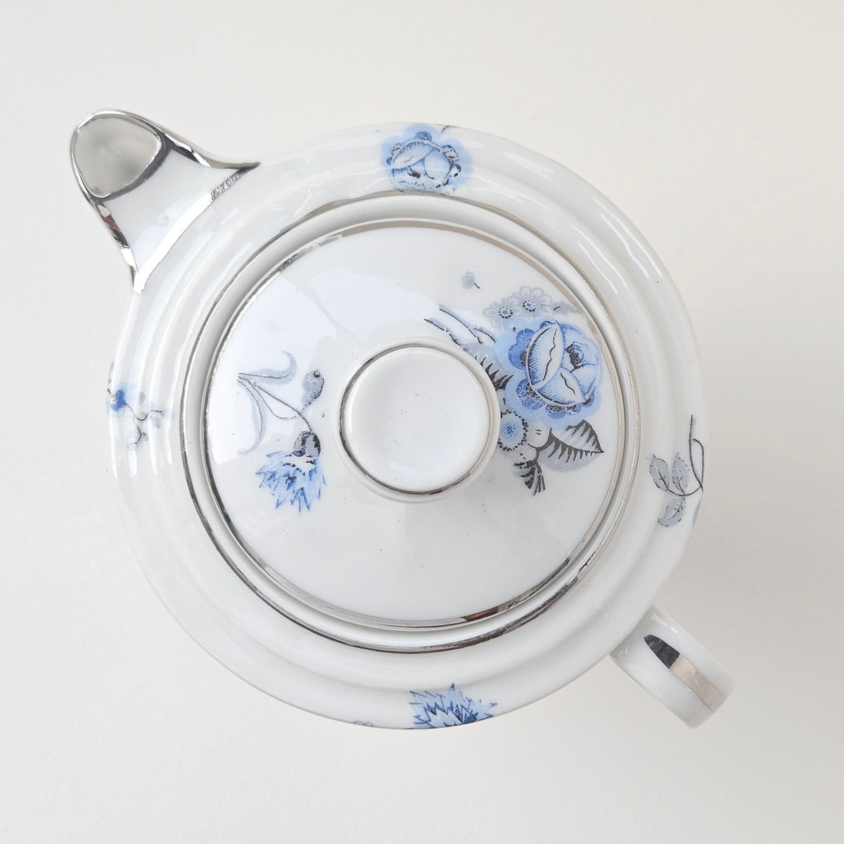 Fine Porcelain Coffee Pot – Decorator: F. G. – Limoges, c. 1950