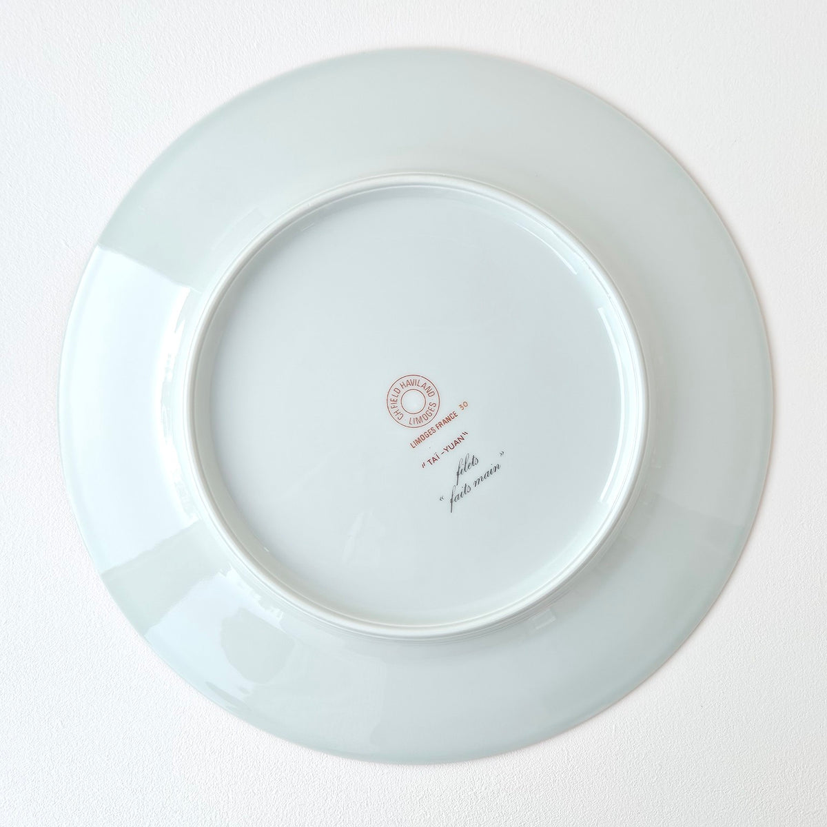 Assiette plate – Taï-Yuan – Manufacture Charles Field Haviland – Limoges, fin du XXe s.