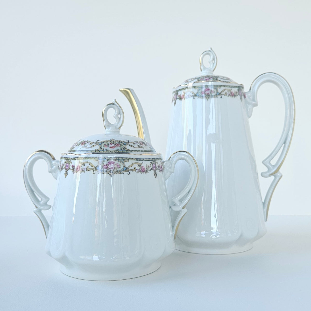 Service à café – Manufacture Robert Haviland & Aux Lions de Faïence – Limoges et Paris, v. 1930