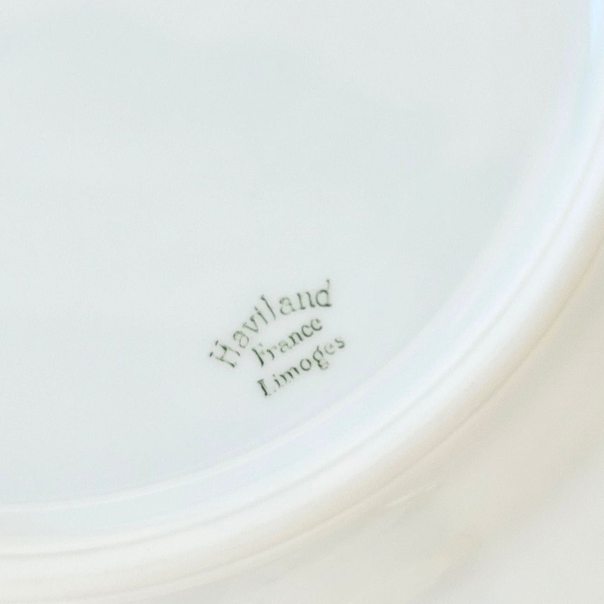 Suite de six assiettes à dessert – Lot n°1 – Manufacture Haviland – Limoges, v. 1950-1959
