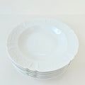 Ensemble de six assiettes creuses – Manufacture Lafarge & Cie – Limoges, v. 1960-1970