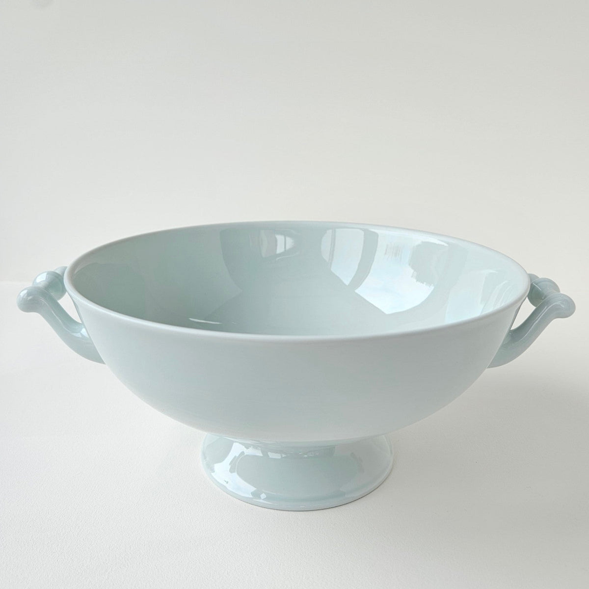 Celadon Porcelain Compote – Manufacture Haviland – Early 21st Century.