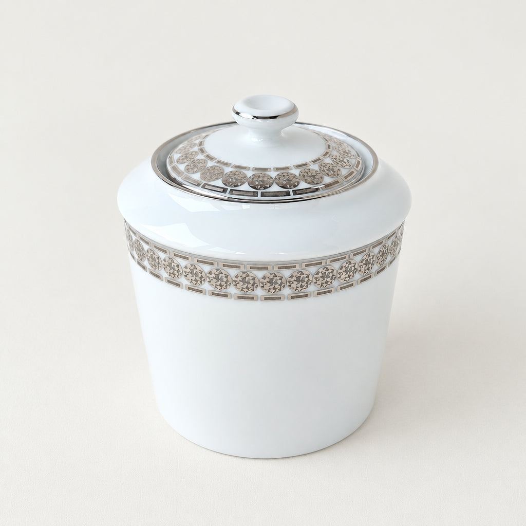 Lidded Sugar Bowl – Éternité – Manufacture Haviland – Limoges, 21st Century