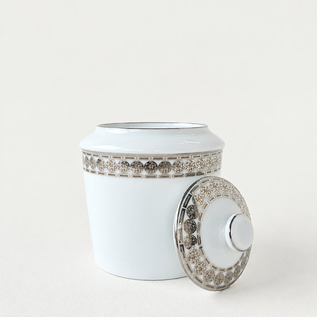 Lidded Sugar Bowl – Éternité – Manufacture Haviland – Limoges, 21st Century
