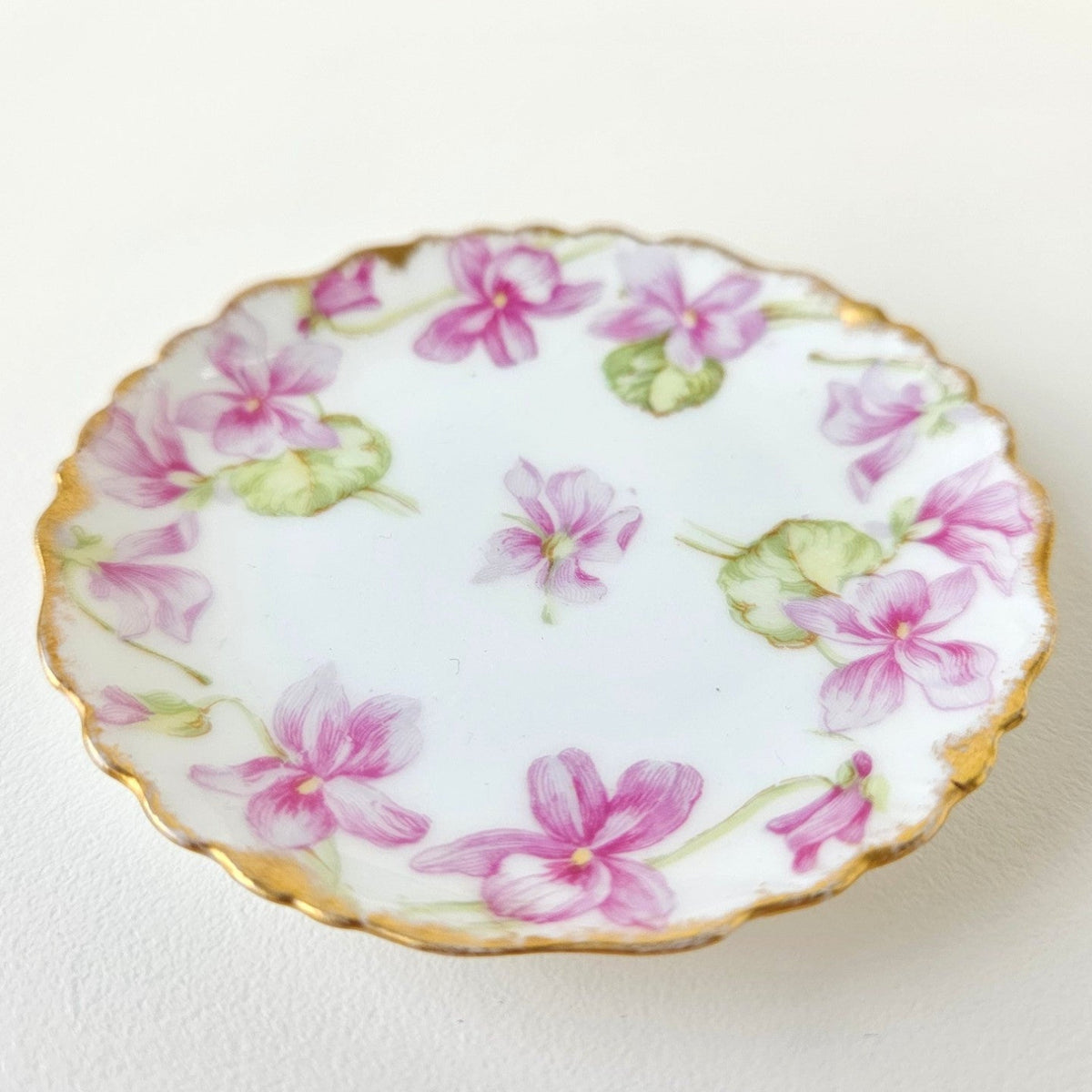 Petite coupelle 'Higgins & Seiter ' – Manufacture Elite Works (Bawo & Dotter) – Limoges, v. 1896-1915